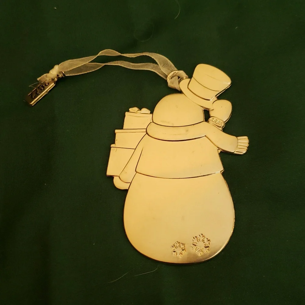 Christmas Blessings Snowman Ornament